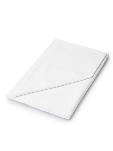 Image of Helena Springfield 50/50 Polycotton White Flat Sheets Single 180 x 260cm