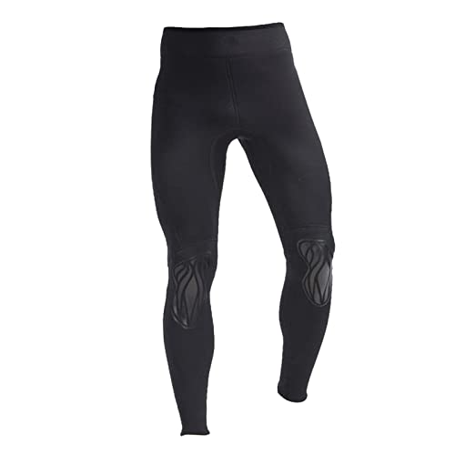 rockible Pantaloni Da Muta Da Uomo, Pantaloni in Neoprene Da 3 Mm, Pantaloni Da Immersione Caldi per Lo Snorkeling, Immersioni Subacquee, Surf, Kayak, nero XL