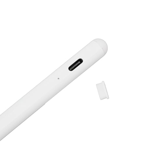 Rysik do Tabletu z Systemem IOS, Stylowy Rysik z Aktywnym Odchylaniem do Ekranów Dotykowych, Pojemnościowy Cyfrowy Rysik z Kablem ładującym do Tabletu