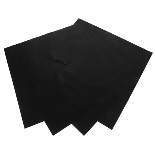 QUMIIRITY 4 Piezas estera de la estufa de cocina revestimientos para quemadores de estufas de gas sellador protector cocina gas cubre encimera gas protector antiadherente para estufas de gas