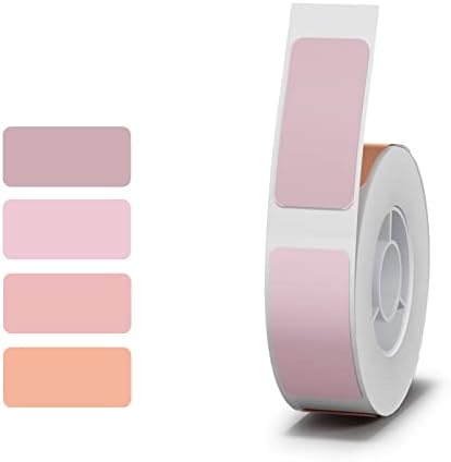 210 Pcs D11/D110/D101 Label Maker Tape Address Labels Name File Folder Waterproof Sticker Labels, 0.55" x 1.18"(14 x 30mm), 210 Labels/Roll, Four Colors