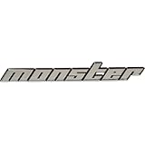 MONSTER SPORT メッキエンブレム ピン無 大 150×20mm ZZZE47