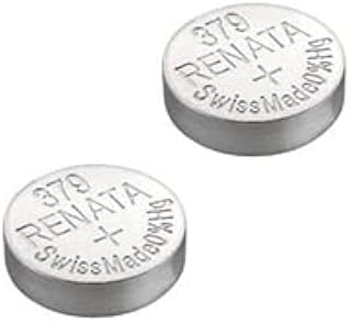 2 Silver Oxide 379 Zero Mercury Electronic Renata Batteries