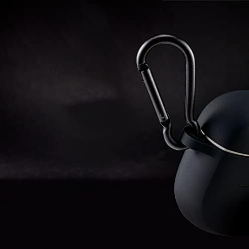Bose Etui do słuchawek QuietComfort Earbuds II, ochronna obudowa z silikonu, aluminiowy karabińczyk zapewniający wygodne przenoszenie, Triple Black