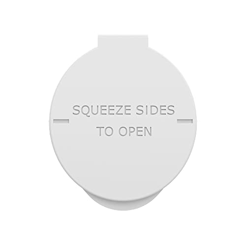 Image of 116mm CR Plastic Packaging Pop Top Tubes - Child Resistant Travel Holder Vial Containers - 500 Qty (White)