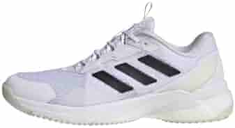 adidas Tênis masculino Crazyflight 5 Indoor, Branco/Preto/Zero
