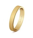 ARGYOR - Anillo de boda - oro semimate de 18 quilates - Kelly - 47, oro