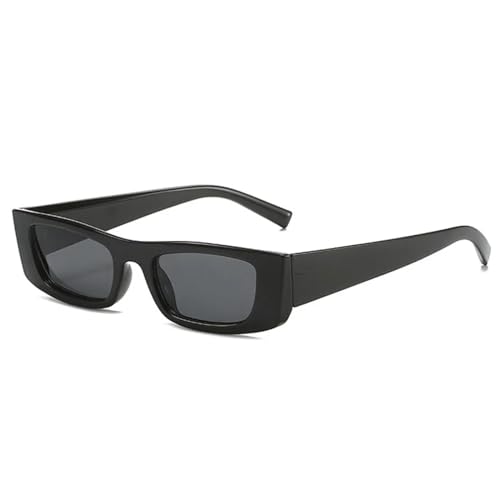 Lunettes de soleil rectangulaires tendance femme avec monture couleur gelée rétro