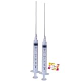 【液体の詰め替えに便利】コスメティックスポイト 0.5mlごとの目盛り付き 香水 化粧品 化粧水 旅行用品 トラベル クリアタイプ 【2個セット】