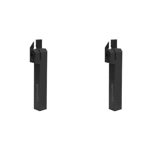 Eujgoov Porte-Outil de Tournage de Tour CNC avec 10 Inserts et clé MGMN200 G, adapté à L'affûtage du Carbure de Bois et au Meulage de Burins à Billes