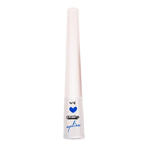 Glam'Up Paris - Eyeliner Easy Liner - Ultra Précision - Eyeliner Pinceau - Séchage Rapide - Longue Tenue - Couleur Intense - N°02 - Bleu