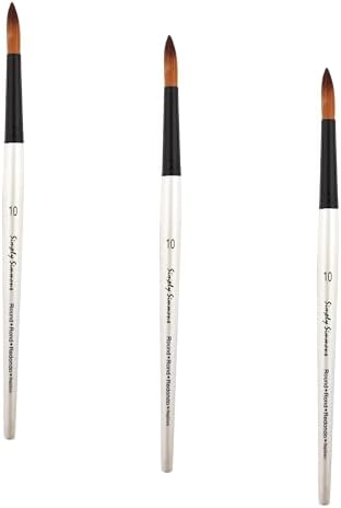 Daler-Rowney Simply Simmons Paintbrush, Size 10, White (Pack of 3) image 3