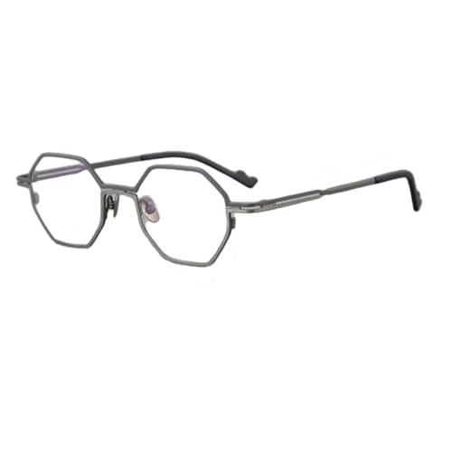 Lunettes rétro en titane pur pour en finir avec les marques sur le nez et les maux de tête