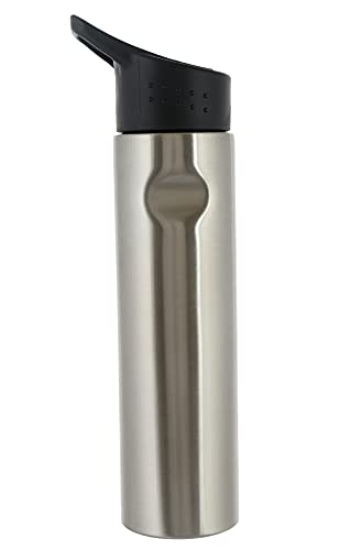 Image of Heart Home Stainless Steel BPA Free Drinking Bottle, Leakproof Gym Bottle, Ideal for Sports, Bike, Running, Hiking With Lid Sipper, 700ml-Pack of 2 (Silver)
