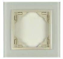 Cadre simple Logus cristal Efapel Logus 90 décoration salon chambre