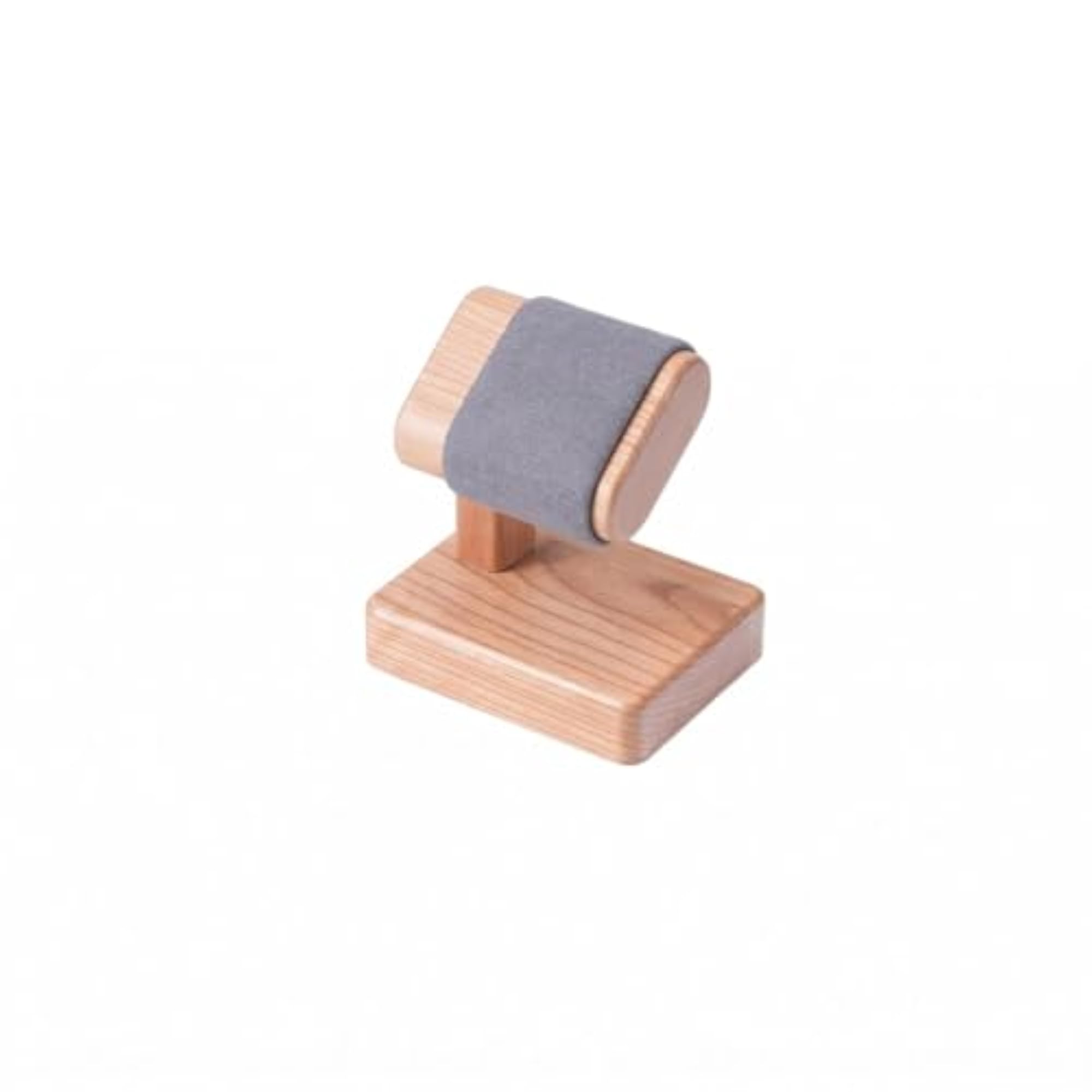 Rectangular Base Wooden Watch Display Stand