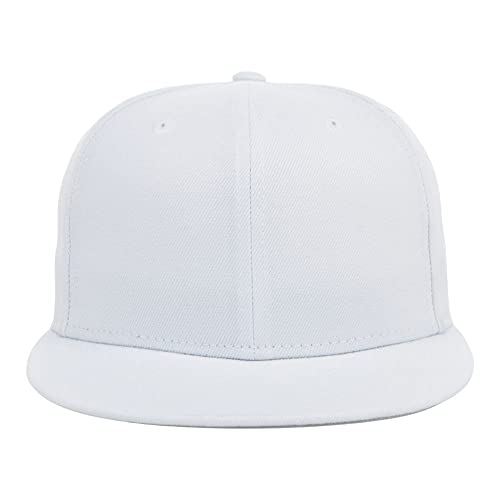 Image of Lids Blank Premium Full Court w /Colored Under Visor Fitted Cap