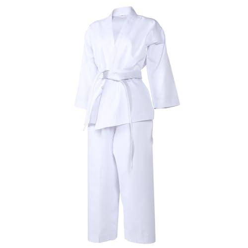 CONGARTENO Uniforme de Karate para Adultos con Alta Elasticidad Traje de Entrenamiento Reutilizable para Taekwondo Ropa Deportiva Duradera y Cómoda para Práctica y Competición