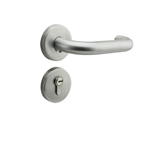 Cerradura de acero inoxidable 304 con doble curva para puerta interior de madera 7