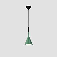 Vista 9 de Nordic Modern Single Head Pendant Light E14/E12 Sockets Pendant Lamp Hanging Lighting Fixtures for Dining Room Living Room Bedroom Kitchen Bar Cafe