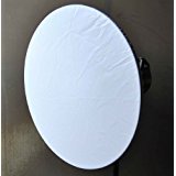 2 - Pack of Pure White Translucent Diffuser Sock Screen Covers Fit on 24, 25, or 27 Inch (24