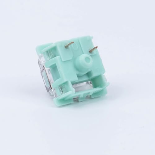Fejwlvs Interruptor de mola Gateron Jade série 3.0 marrom de dois estágios para teclado mecânico MX