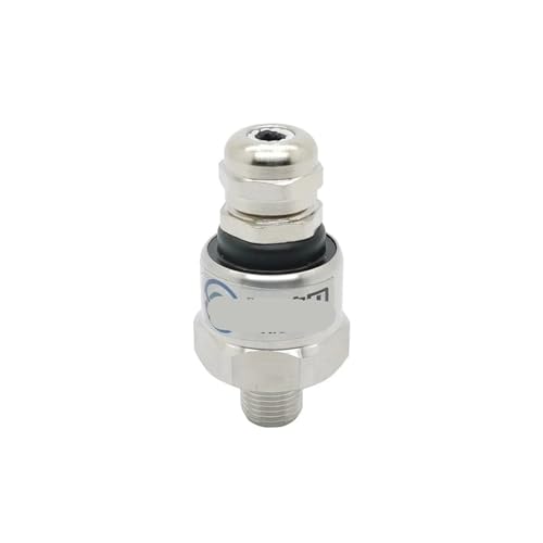 LBBCQVJK Pressure Transmitter for Water, Oil, Gas, air 1/8NPT DC 5V Ceramic Sensor Stainless Steel 5-300psi Optional Sensor transducer(60psi-12VDC-0.5-4.5V)