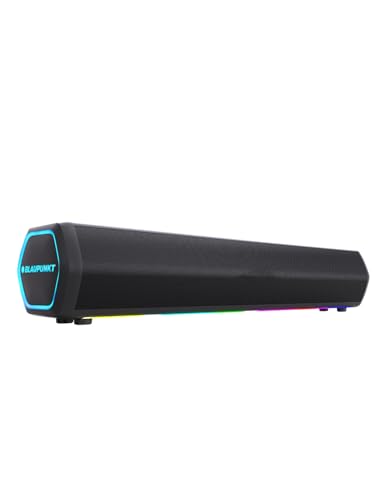 Blaupunkt Newly Launched SBA20 Pro 25W Bluetooth Soundbar with 2000mAh Battery I RGB Lights I Honeycomb Design I AUX, Bluetooth, USB & TWS I BT Speake