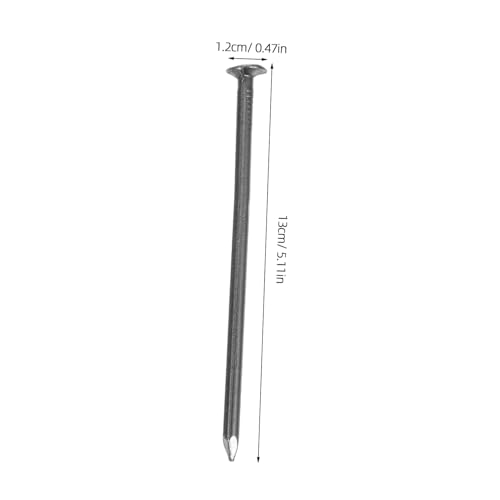 Clavos de hierro para acabado 500g para madera y ladrillos, uso doméstico miniatura 2