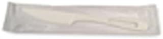 World Centric Compostable TPLA Individually Wrapped Knife, 6.7 inch - 750 per case.