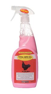 Net-Tex Poultry Total Mite Kill Ready to Use Liquid Spray, 750 ml
