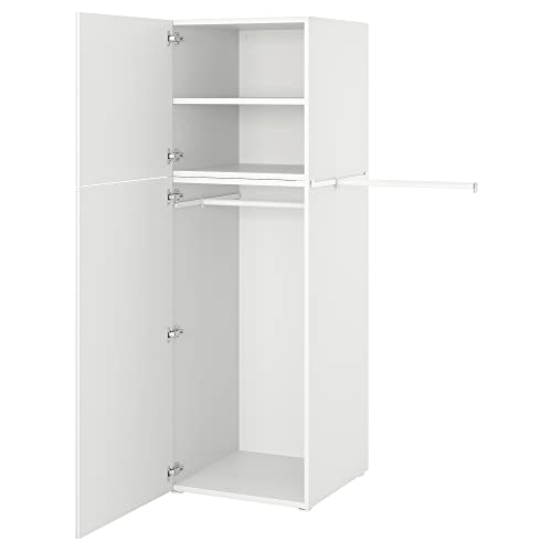 IKEA PLATSA Wardrobe 2 Doors 90-107x57x181 cm White