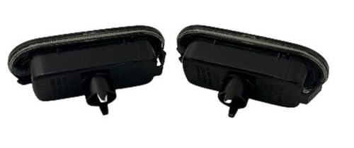 Seitenblinker Schwarz Oval Links+Rechts Set Kompatibel mit VW Passat 3B Golf 4 Bora Lupo T5 Sharan