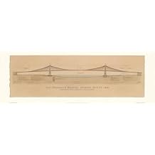 Wall Art Print Brooklyn Bridge by Craig Holmes, 38" x 13"