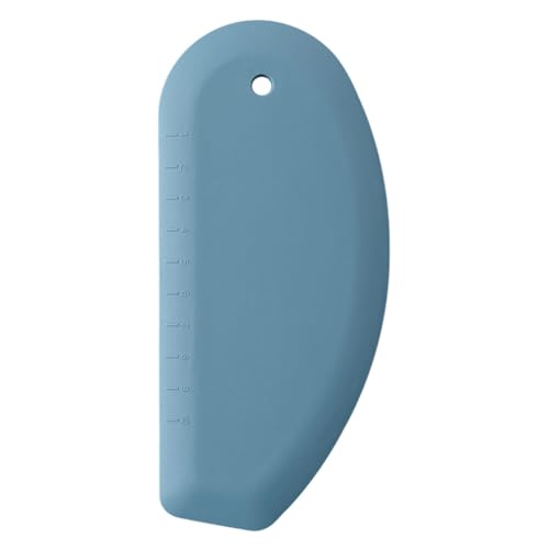Aublinto Dough Scraper Dough Card Dough Cutter Dough Spatula Non-Slip Dough Card Silicone Dough Scraper Card for Baking Plastic Bowl Scraper Scraper Smoothing Dough Flexible Material