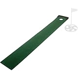 Vaveren Golf Putting Mat with Return Portable Putter Training Equipment for Home Office Golfers Gift Backyard, Style B