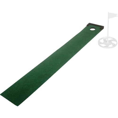 kowaku Golf Putting Mat Green Indoor Golf Golfs Game Improve Golfs Skills Ball Return Putting Mat for Golfers, Style B