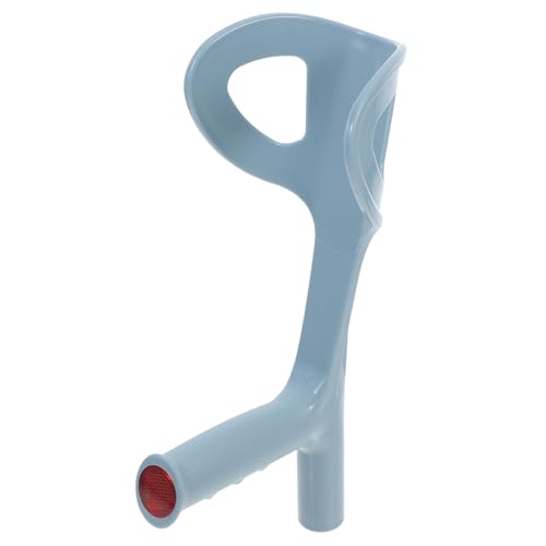 HONITANO Plastic Elbow Cane Handle with 22mm Diameter, Replacement Cane Grip and Polished Walking Stick Handle, Grey Crutch Handgrip for Mobility Aid and Daily Use in Australia