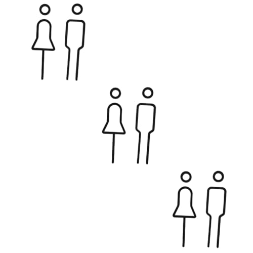 Plaque signalétique toilettes pour en finir avec la confusion des portes