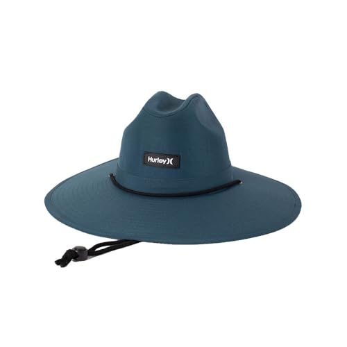 Hurley Casquette Hommes Land to Sea Protect réglable en textile technique noir