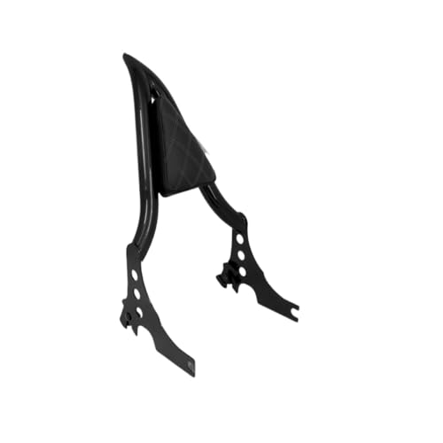 Coussin de dossier amovible pour moto avec aileron latéral pour le confort du passager XL