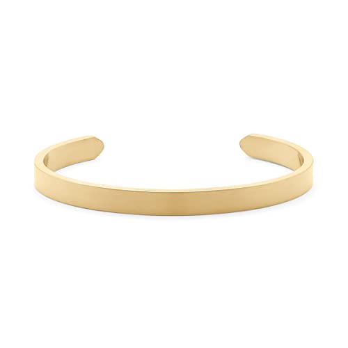 Mvmt Men's Minimal Cuff Stainless Steel Gold Bracelet, Lg/Xl #TOP6