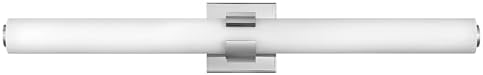 Hinkley Aiden Collection 31.25" Integrated LED 53W Bathroom Vanity Light Fixture, Chrome