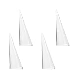 Cabilock 4pcs Display Stands Transparent Fashionable Storage Racks for Organizing High-end Jewelry Showcase for Boutiques and Shops