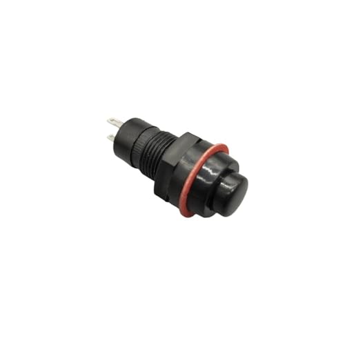 Interrupteur à bouton-poussoir autobloquant DS-211 de 12mm avec 2 broches CA 250V