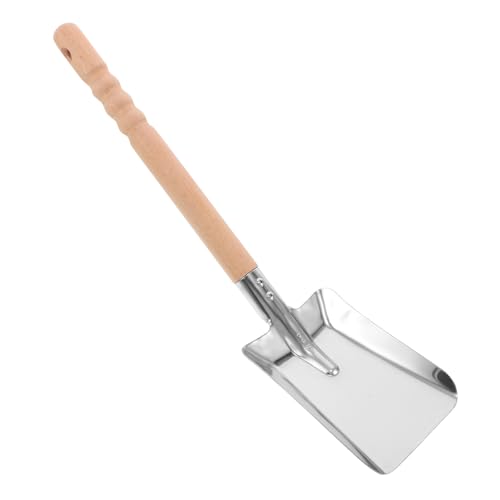 OUNONA Pala De Chimenea Metal Para Limpieza De Cenizas Pala Para Barbacoa Para Horno De Pizza y Jardinería