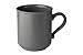 Mug Tasse günstig Kaufen-MAINmug - 4 St. stabile u. bruchfeste Mehrwegtassen mit Griff aus Recyclingkunststoff - nachhaltige Tassen für Heiß/Kaltgetränke - Kinderbecher - Camping - etc. (Schiefergrau)