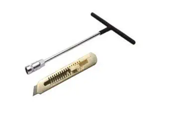 ToolsCentre Heavy Duty T Spanner 9mm With Free Knife Cutter.