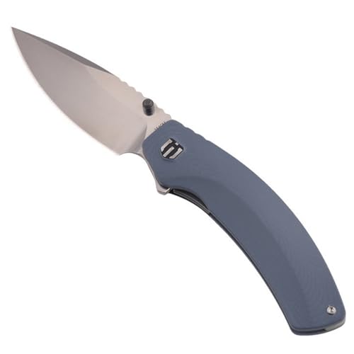 SHIELDON Hierophant Pocket Knife 154CM Steel 3.38'' Drop Point Blade G10 Handle Folding Knife with Flipper & T