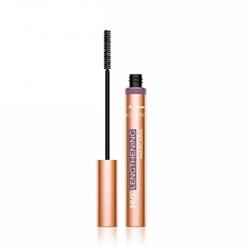 M. Asam Mágica Finish 360° Lengthening Mascara Deep Black (7 ml) – Mascara negra para pestañas largas y definidas, máscara precisa con pincel fino para un máximo volumen y swing